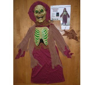 ROTTING GHOUL ghost Zombie Costume S M L Lights